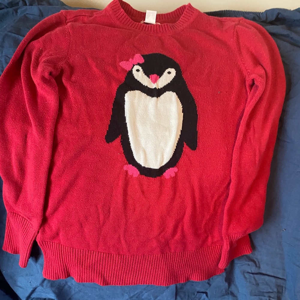 Red Penguin Sweater